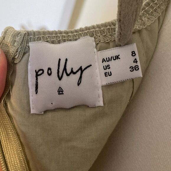 Princess Polly Rita Dae Mini Dress in Sage Size 4 - Picture 11 of 15